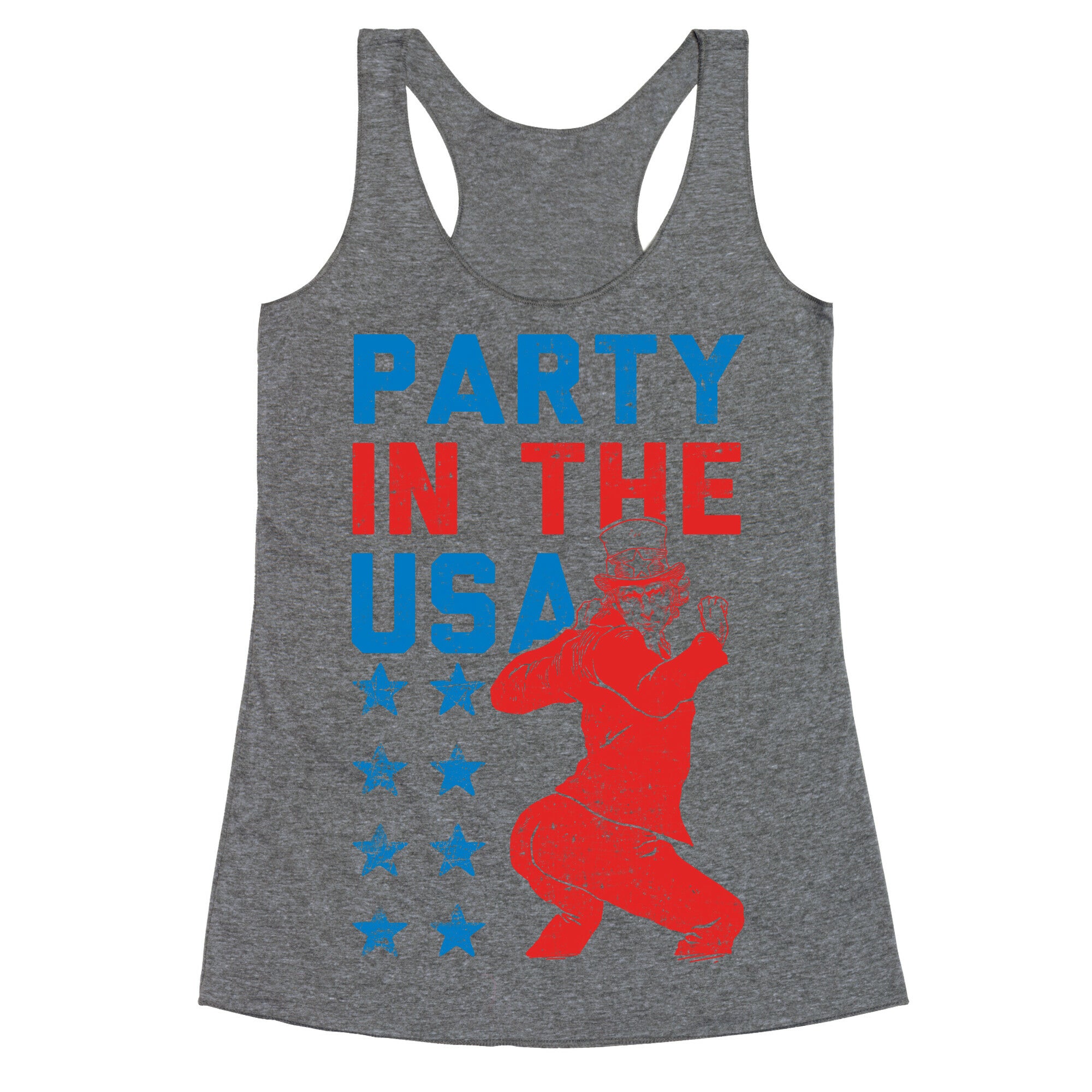 Party In The USA Uncle Sam Racerback Tank